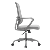 Scaun birou gri Salomo 63x56.5x99-109 cm