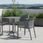 Masa gradina, terasa plastic gri Sailor 60x60x75 cm 