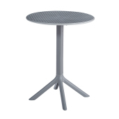 Masa gradina, terasa plastic gri Sailor 60x60x75 cm 