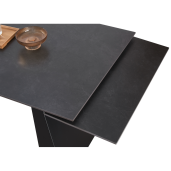 Masa dining extensibila grafit neagra Salal 160-240x90x78 cm