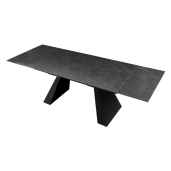 Masa dining extensibila grafit neagra Salal 160-240x90x78 cm