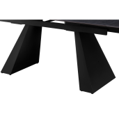 Masa dining extensibila grafit neagra Salal 160-240x90x78 cm