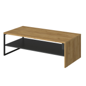 Masuta DTD stejar craf auriu antracit Santana 120x60x39,4 cm 