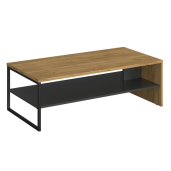 Masuta DTD stejar craf auriu antracit Santana 120x60x39,4 cm 