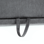 Coltar extensibil tapiterie textil gri model stanga Santiago 267x217x114 cm 