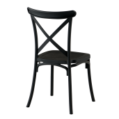 Scaun plastic negru Savita 50x47x90 cm
