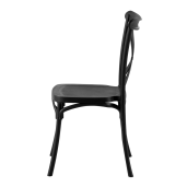 Scaun plastic negru Savita 50x47x90 cm