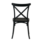 Scaun plastic negru Savita 50x47x90 cm