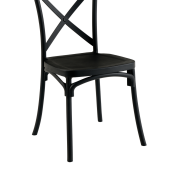 Scaun plastic negru Savita 50x47x90 cm