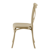Scaun plastic gri maro Savita 50x47x90 cm