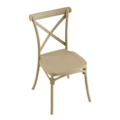 Scaun plastic gri maro Savita 50x47x90 cm