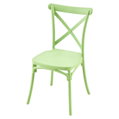 Scaun stivuibil plastic verde Savita 50x47x90 cm