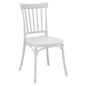 Scaun stivuibil plastic taupe casmir Sazen 43x51x83 cm