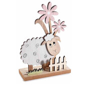 Decoratiune Paste Oita lemn multicolor 12x5x17.5 cm