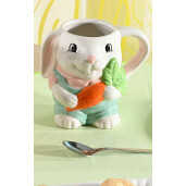 Cana Iepuras ceramica Ø 9 cm x 12 H, 350 ml
