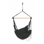 Hamac suspendabil din textil gri inchis Oframe 100x55x130 cm