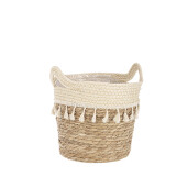 Set 3 cosuri iarba mare natur Bridget 24x25 cm, 30x31 cm, 32x35 cm