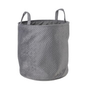 Set 3 cosuri depozitare textil gri Averill 30x30 cm, 34x34 cm, 38x38 cm