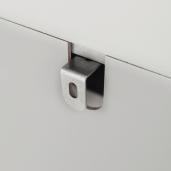 Pantofar mdf alb gri Seber 53.5x24x82 cm 