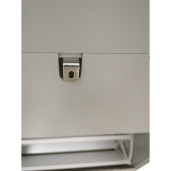 Pantofar mdf alb gri Seber 53.5x24x82 cm 