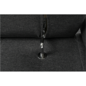 Coltar extensibil tapiterie textil gri Segoria 334x264x97 cm 