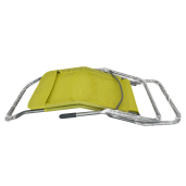 Sezlong de gradina verde gri Selno 58x160x97 cm