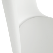 Scaun alb picioare natur fag Semer 48x56x80 cm
