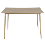 Set masa, 4 scaune mdf metal natur Sendo 110x70x75,5 cm, 42,5x46x85 cm