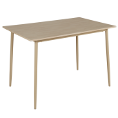 Set masa, 4 scaune mdf metal natur Sendo 110x70x75,5 cm, 42,5x46x85 cm