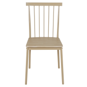 Set masa, 4 scaune mdf metal natur Sendo 110x70x75,5 cm, 42,5x46x85 cm