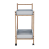 Carucior servire gri natur Seryl 58x36x80 cm 