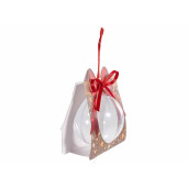 Set 20 sfere plastic, cutie Craciun cm 16 x 8 x 11,5 H