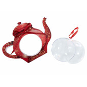 Set 20 sfere plastic, cutie Craciun cm 17,5 x 8 x 13 H