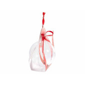 Set 20 sfere plastic, cutie Craciun cm 17,5 x 8 x 13 H