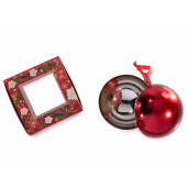 Set 20 sfere plastic, cutie Craciun cm 8 x 8 x 8 H