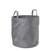 Cos depozitare textil gri Averill 30x30 cm
