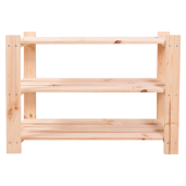 Raft pardoseala lemn pin natur Simu 80x38x55 cm