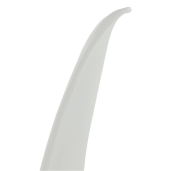 Scaun plastic alb metal natur Sintia 46x84,5x53 cm