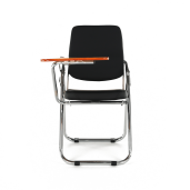 Scaun conferinta cu masuta negru natur Soner 51x85x84 cm 