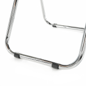 Scaun conferinta cu masuta negru natur Soner 51x85x84 cm 