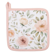 Servet termic vase fierbinti bumbac multicolor Flowers JH 20x20 cm