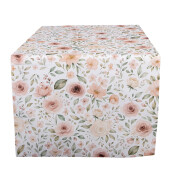 Traversa masa bumbac multicolor Flowers JH 50x140 cm