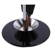 Suport umbrele crom sticla neagra Oldo 26x26x60 cm