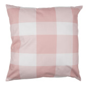 Set 2 fete perna Ren textil alb roz 45x45 cm