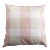Set 2 fete perna Reni textil alb roz 45x45 cm