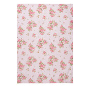 Prosop bucatarie bumbac roz verde 50x70 cm