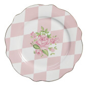 Farfurie portelan multicolor Romantic Ø 20x2 cm