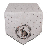 Traversa masa Paste Iepuras bumbac multicolor 50x160 cm