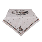 Fata masa Paste Iepuras bumbac multicolor 100x100 cm