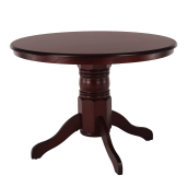 Masa rotunda MDF maro castaniu Tablos 106x106x75.8 cm 
